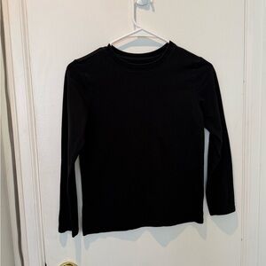 NWOT Cat & Jack Classic Black Kids Long Sleeve Shirt